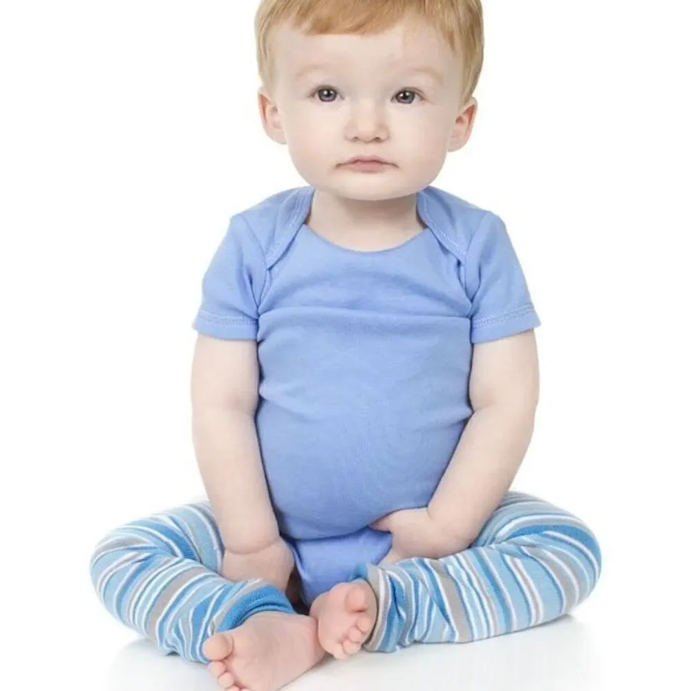 NEW juDanzy Newborn Toddler Organic Striped Leg Warmers Set of 5